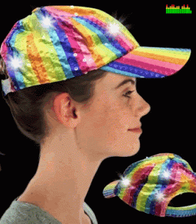 Gorra led Orgullo Gay